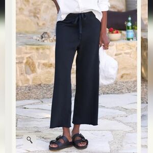Frank & Eileen Women's XS Black Catherine Favorite Sweatpants Cropped